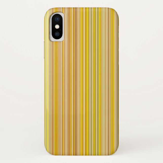 Many multi coloured stripes in yellow... Case-Mate iPhone case (Back)