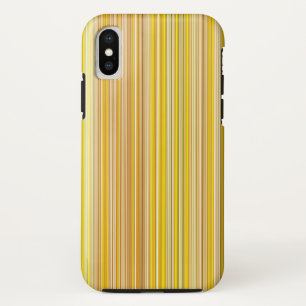 Many multi coloured stripes in yellow... iPhone x case