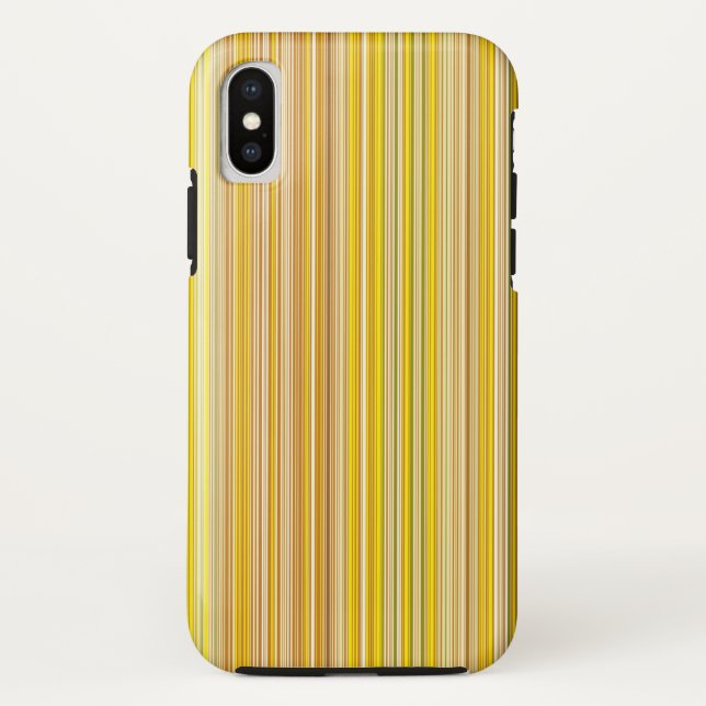 Many multi coloured stripes in yellow... Case-Mate iPhone case (Back)