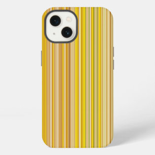 Many multi coloured stripes in yellow iPhone 13 case