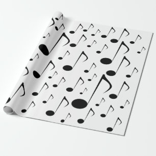 Many Music Notes Wrapping Paper