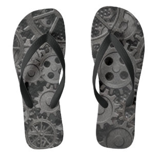 Many old rusty metal gears or machine parts thongs