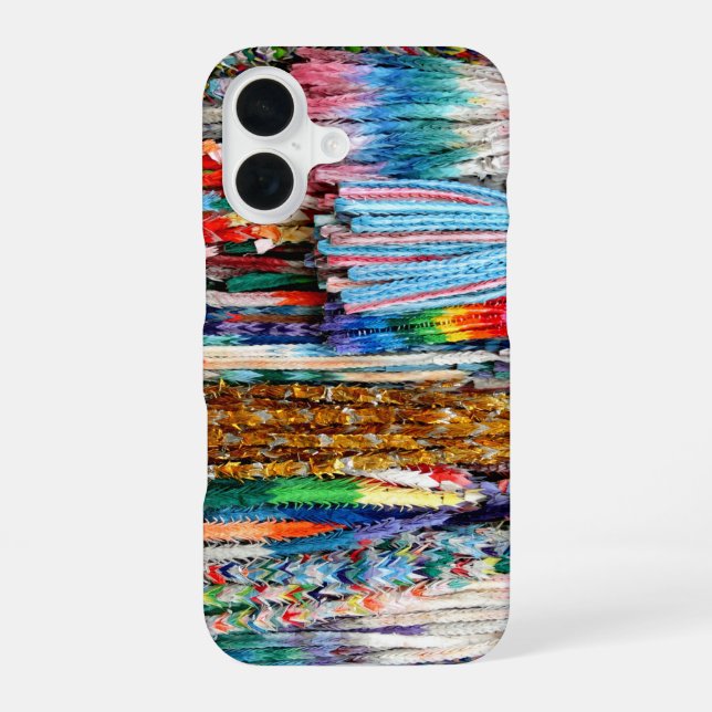 many paper cranes iPhone 16 case (Back)