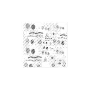 Many Party Balloons Rubber Stamp