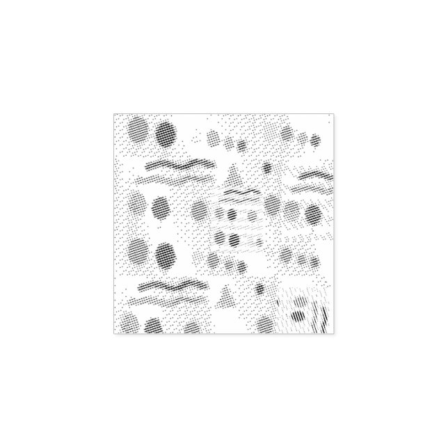 Many Party Balloons Rubber Stamp (Imprint)