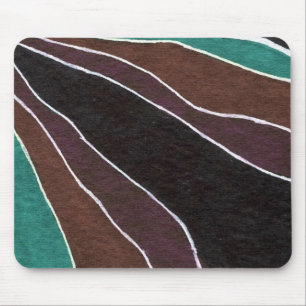 "Many Paths" Abstract Design Mousepad
