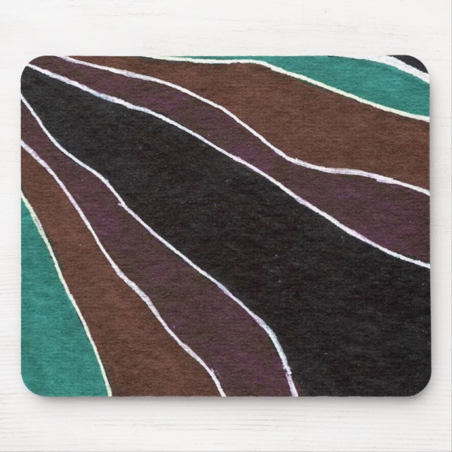 "Many Paths" Abstract Design Mousepad (Front)
