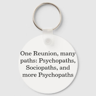 Many Paths Funny Family Reunion Keychain