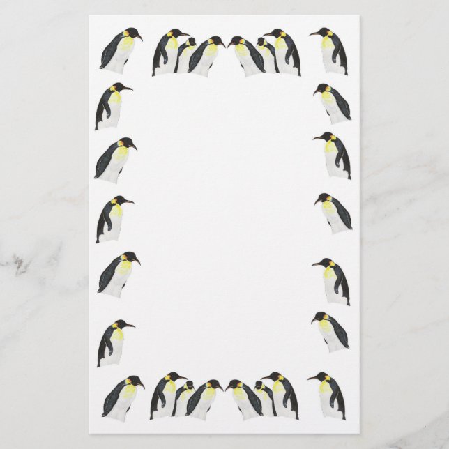 Many Penguins Stationery (Front)