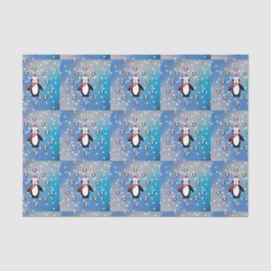 Many Penguins Tissue Paper