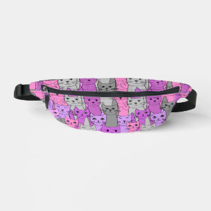Many Pink Cats Design Fanny Pack Bag