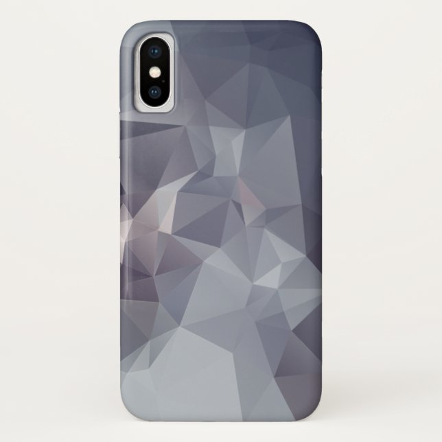 Many Shades of Grey Pyramid Pattern Case-Mate iPhone Case (Back)