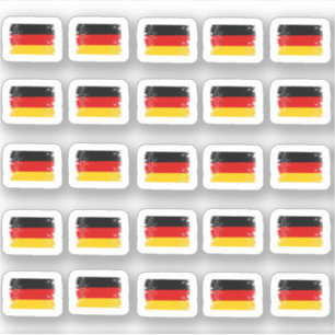 Many small Germany flags