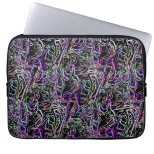 Many Strange Faces.... Laptop Sleeve