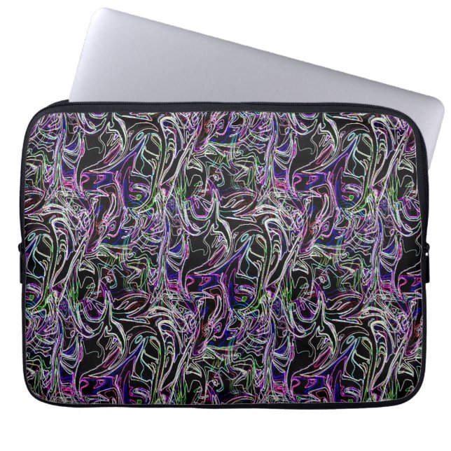 Many Strange Faces.... Laptop Sleeve (Front)