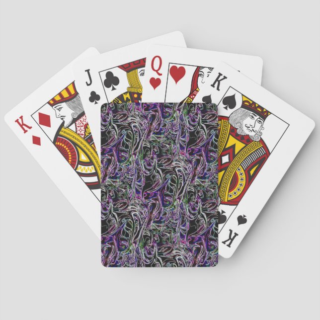 Many Strange Faces... Playing Cards (Back)