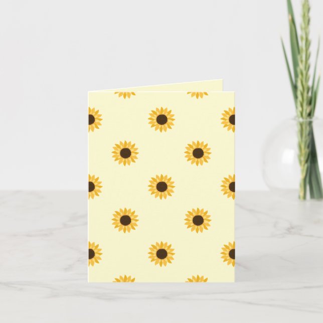Many Sunflowers Card (Front)