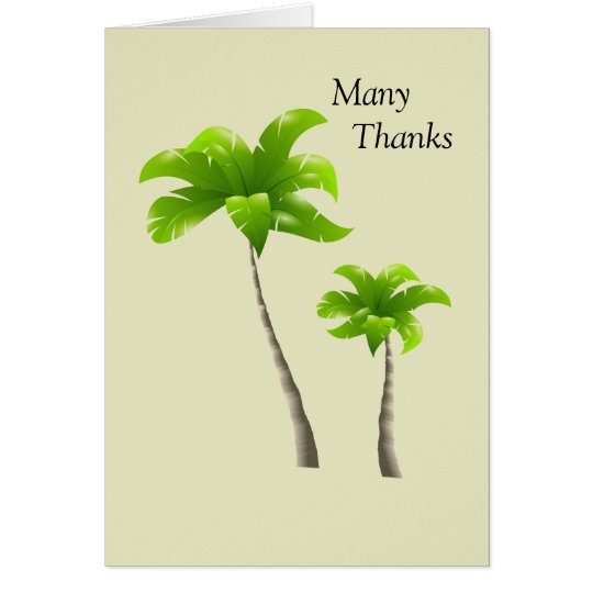 Many Thanks Card