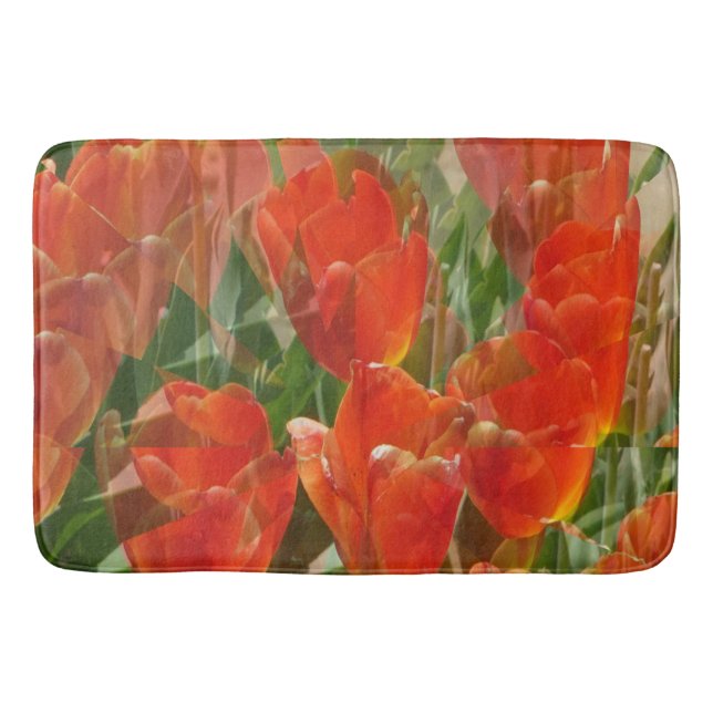Many Tulliipppsss....... Bath Mat (Front)