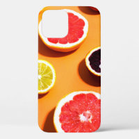 Many variety citrus fruits pattern in sunlight on