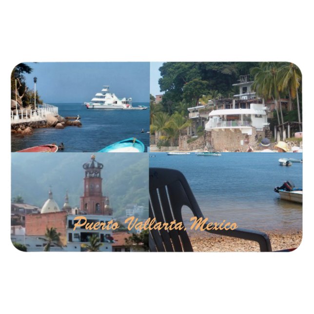 Many views from Puerto Vallarta Magnet (Horizontal)