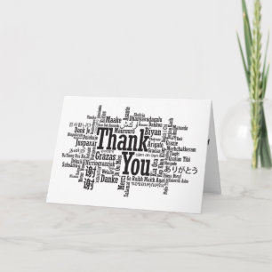 MANY WAYS/MANY REASONS TO SAY "THANK YOU" THANK YOU CARD