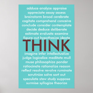 Many ways to think poster
