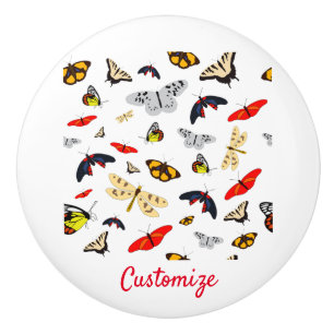 Many Winged Creatures Thunder_Cove Ceramic Knob