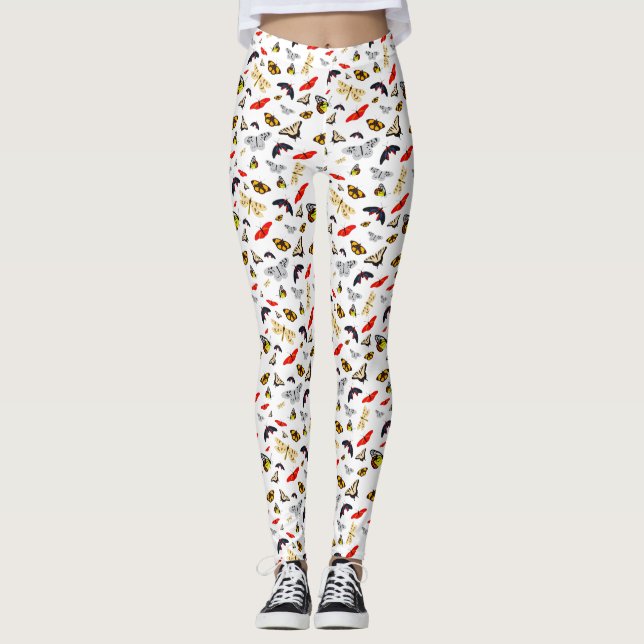 Many Winged Creatures Thunder_Cove Leggings (Front)