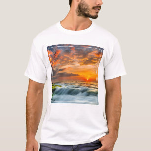 Manyar Beach At Sunrise T-Shirt
