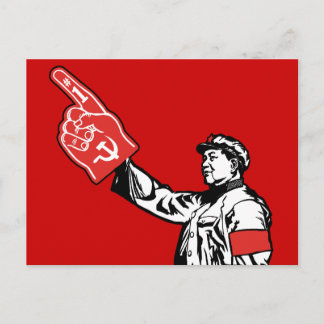 Mao - Communism is #1 Postcard
