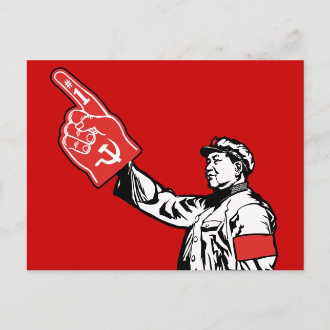 Mao - Communism is #1 Postcard (Front)