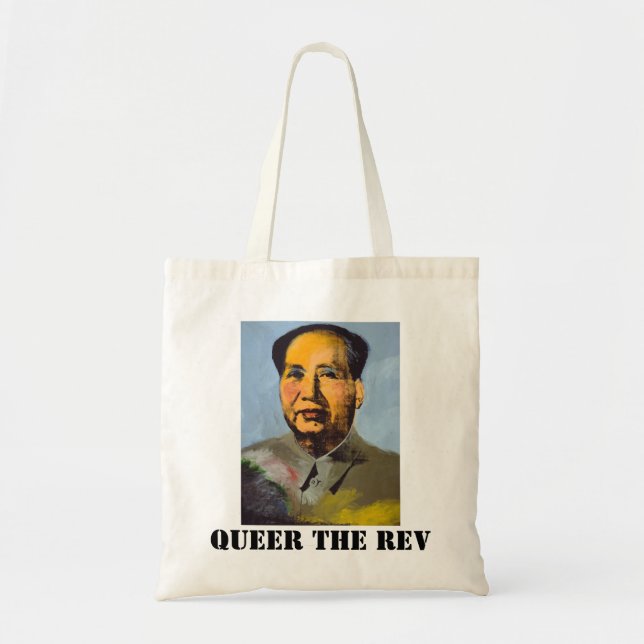 Mao Queer the Revolution Tote Bag (Front)