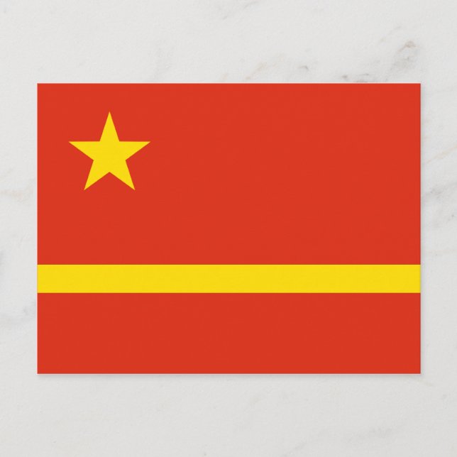 Mao Zedong'S Proposal For The Prc flag Postcard (Front)