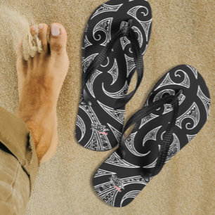 Maori all black thongs