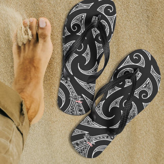 Maori all black thongs