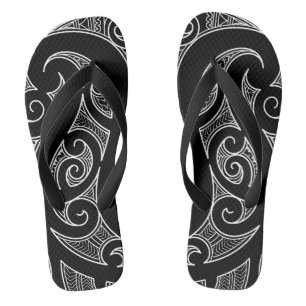 Maori all black thongs
