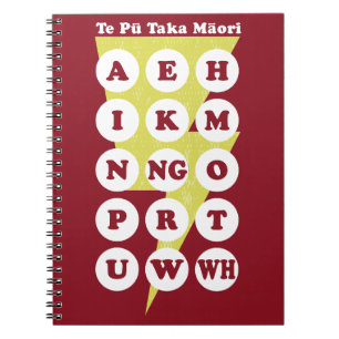 Maori Alphabet Learning Te Reo Notebook