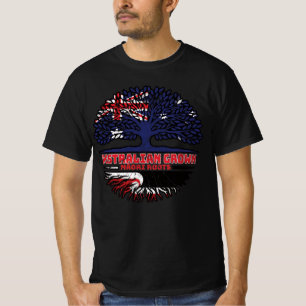Maori Australian Australia Tree Roots Flag T-Shirt