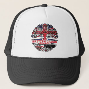 Maori British UK Tree Roots Flag Trucker Hat