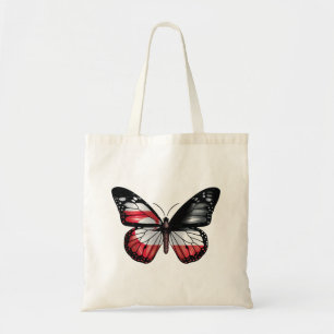 Maori butterfly monarch flag tote bag