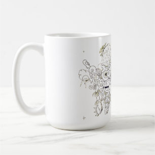 Maori culture inspired coffee mug, New Zealand Mug