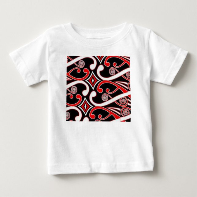 maori designs baby T-Shirt (Front)