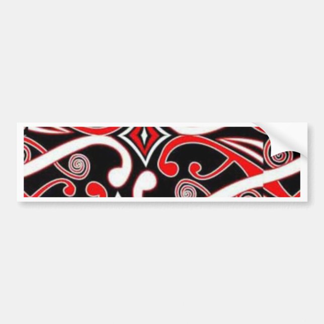 maori designs bumper sticker (Front)
