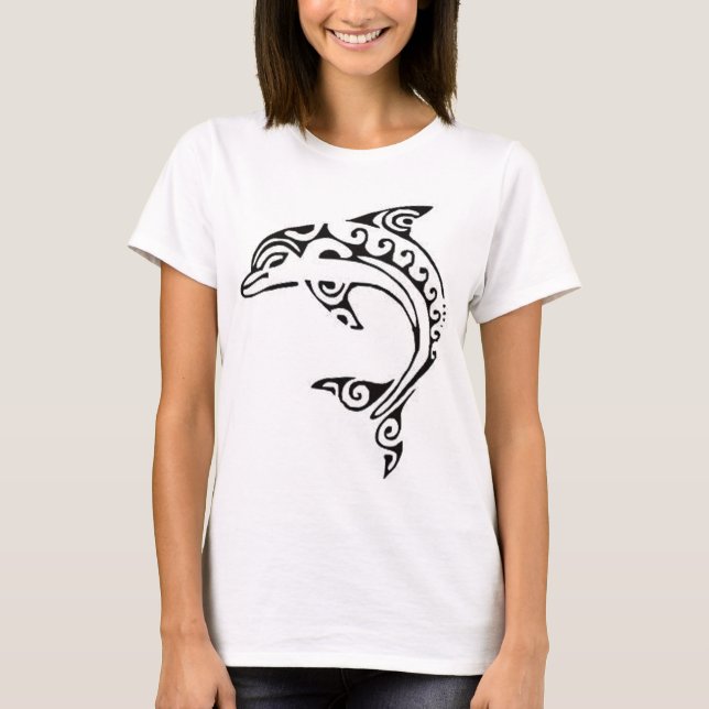 Maori Dolphin T-Shirt (Front)