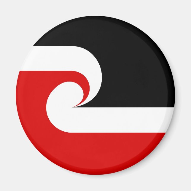 maori ethnic flag new zealand country magnet (Front)