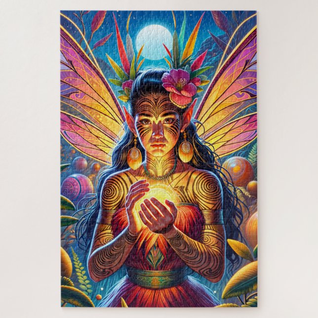 Māori Fairy Jigsaw Puzzle (Vertical)