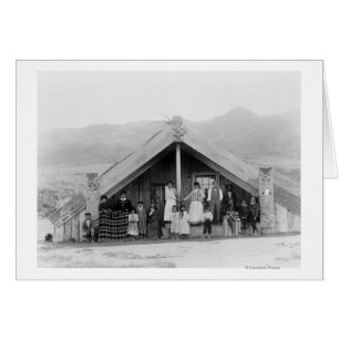 Maori Family at Home PhotographNew Zealand