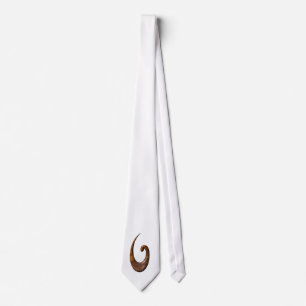 Maori Fish Hook - Rust Tie