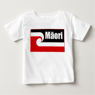 Maori flag,Tino Rangatiratanga flag, Māori Baby T-Shirt